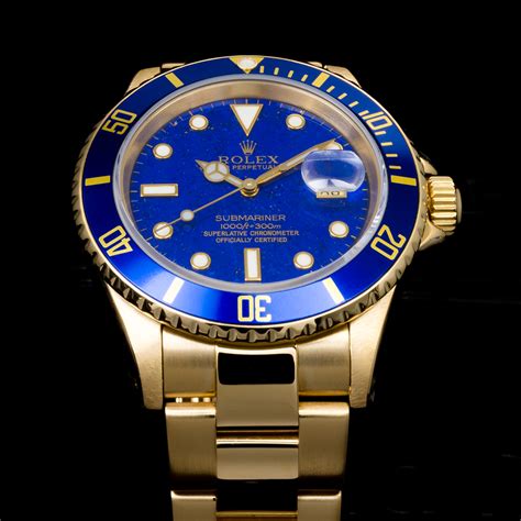 rolex submariner acciaio oro quadrante blu nuovo|rolex submariner stampata.